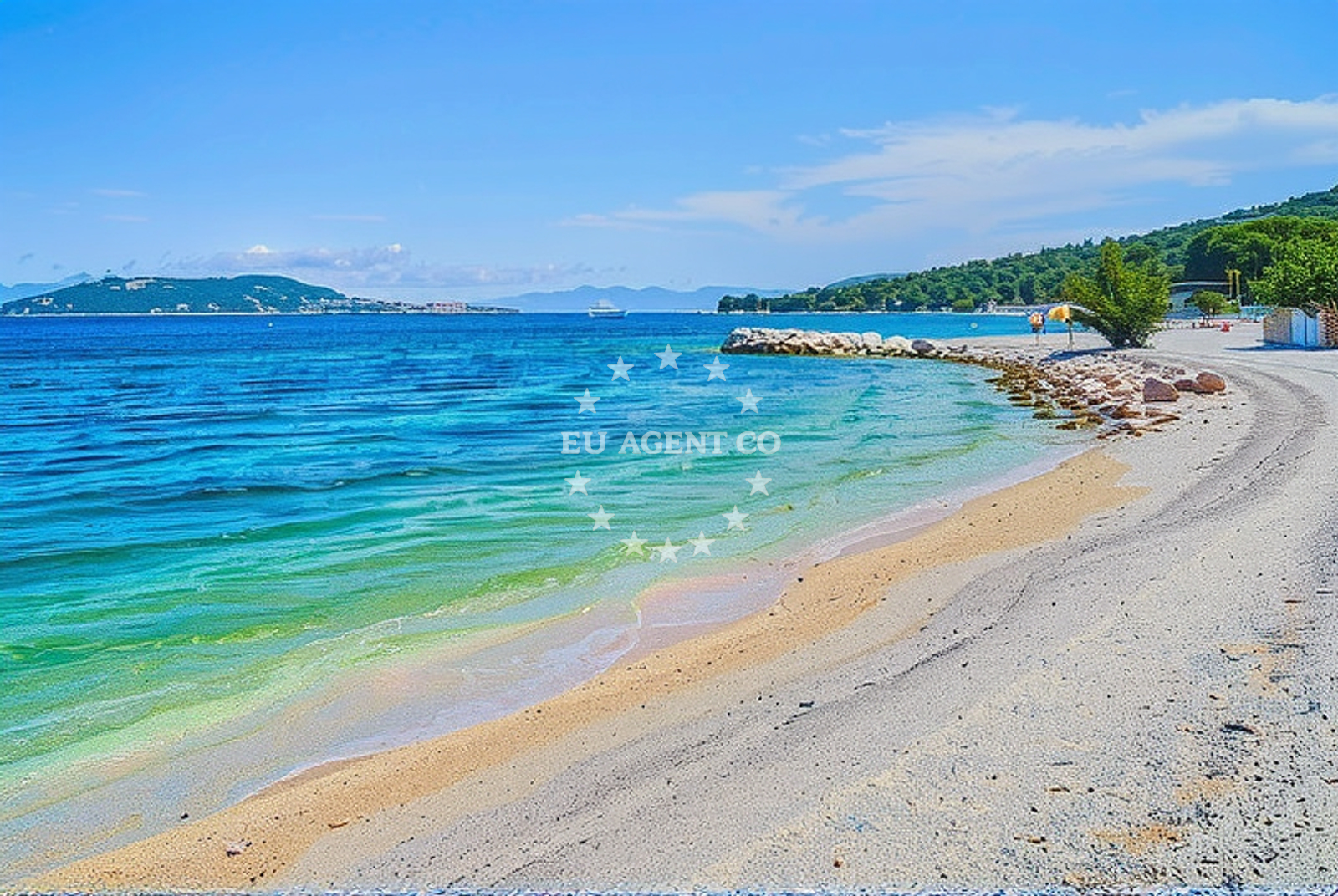 Additional view of Slatine IV beach in , Slatine