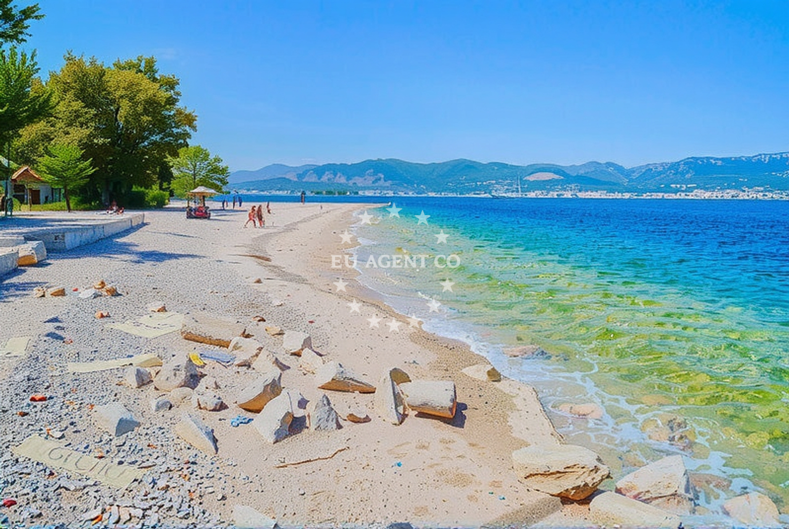 Additional view of Slatine IV beach in , Slatine