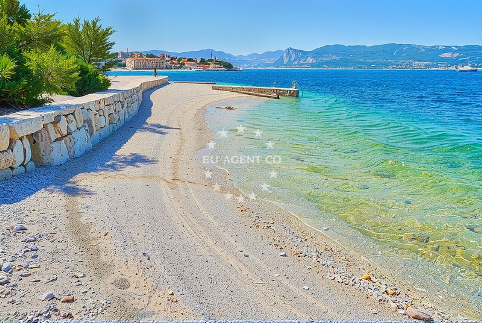 Additional view of Slatine IV beach in , Slatine