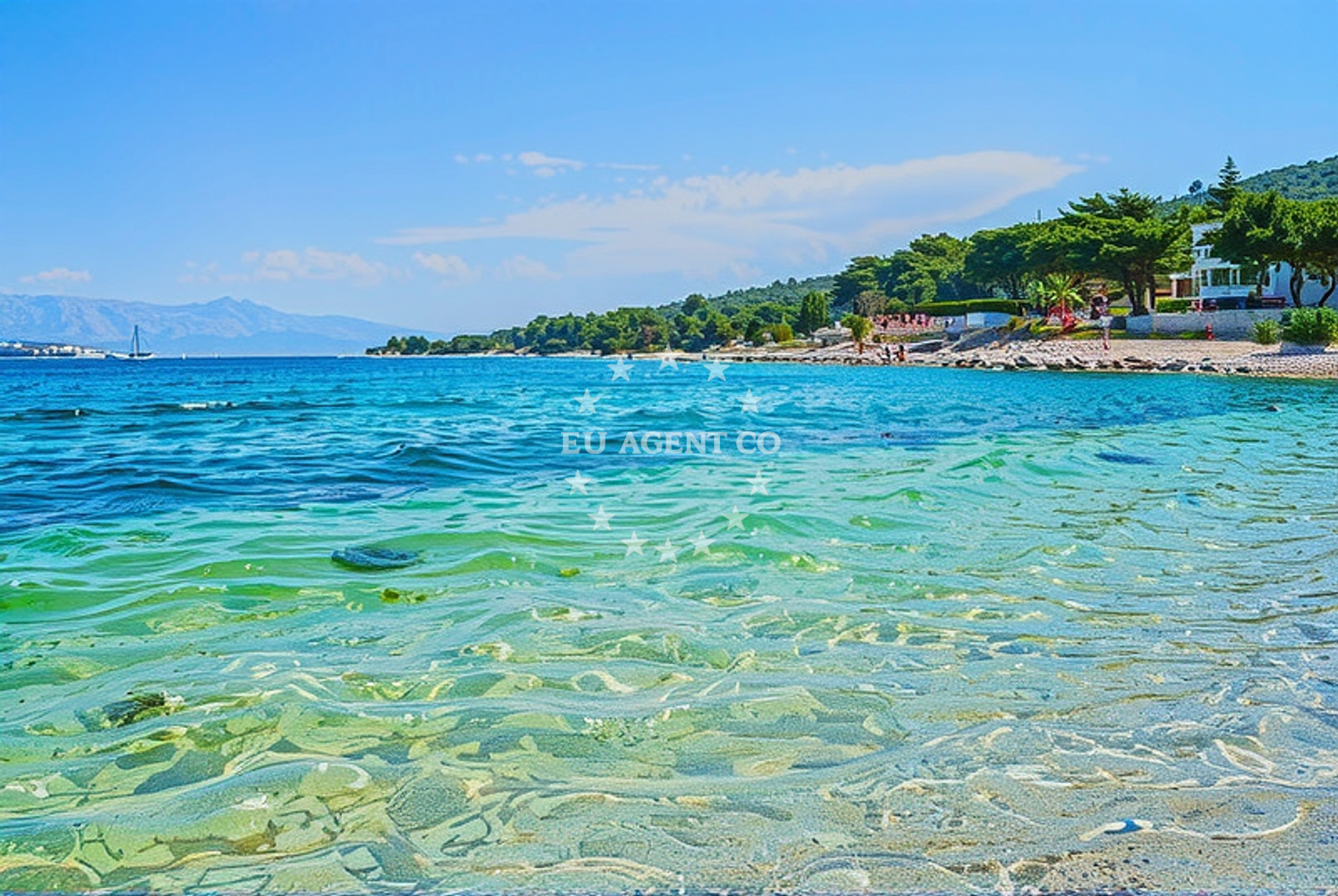 Additional view of Slatine IV beach in , Slatine