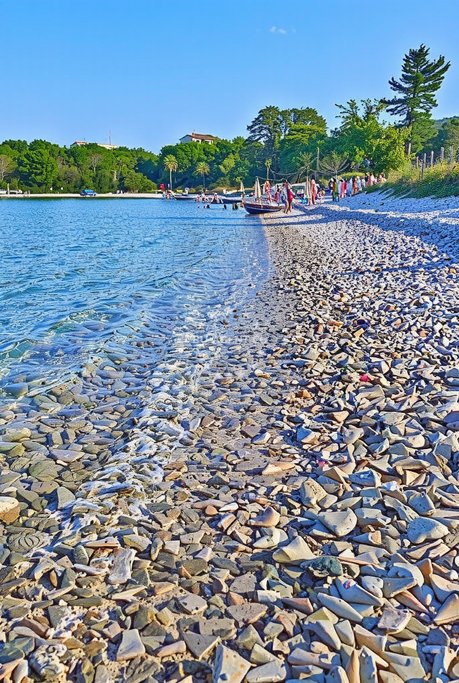 Additional view of Slatine sredina, Veli Rat (Dugi otok) Beach in Slatine sredina
