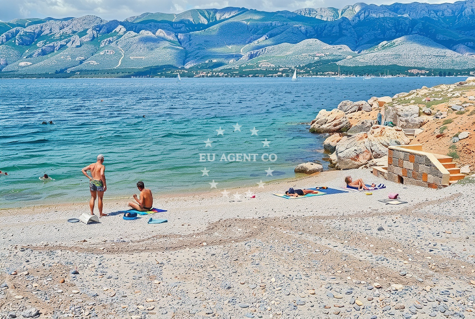 Shoreline and swimming area at Slivnica: beaches and coves (1) in Slivnica