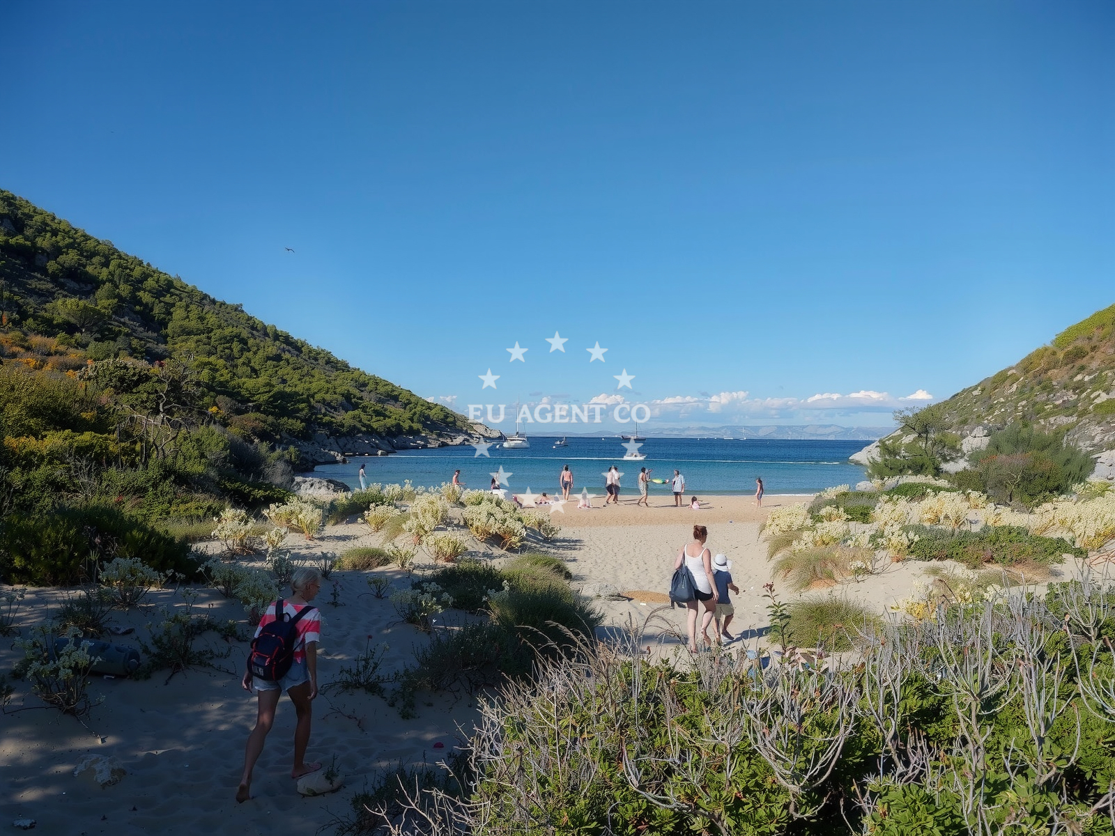 Additional view of Smokova beach in , Vis