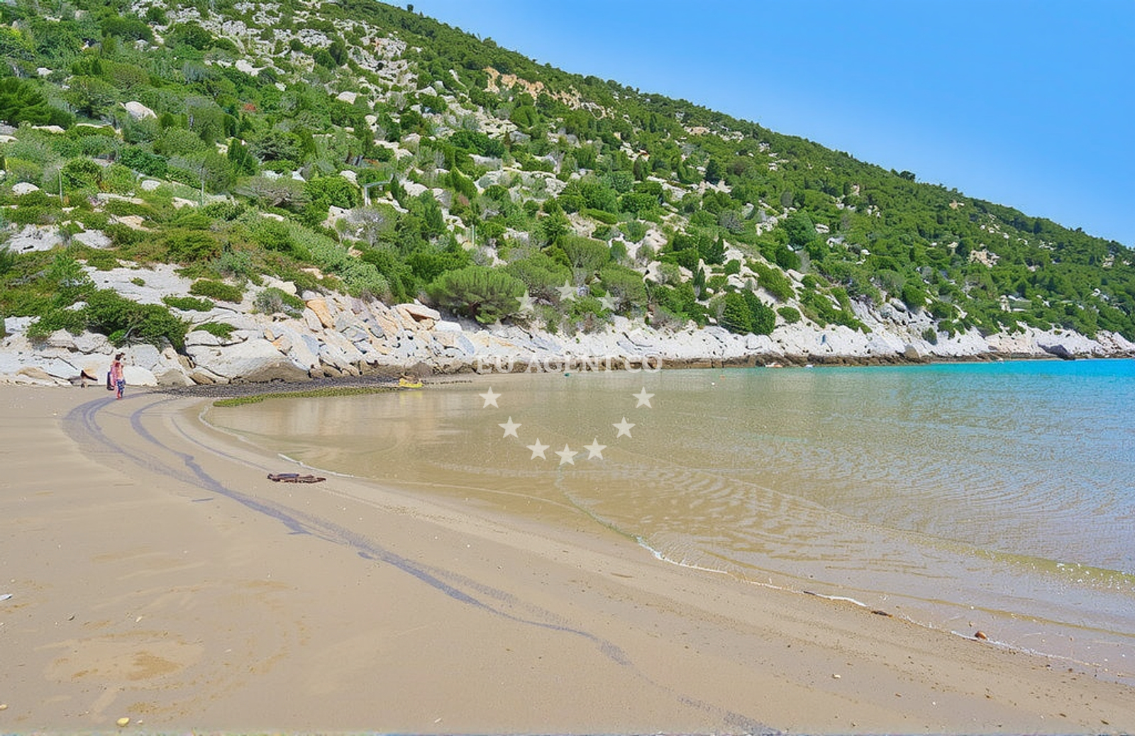 Additional view of Smokova beach in , Vis