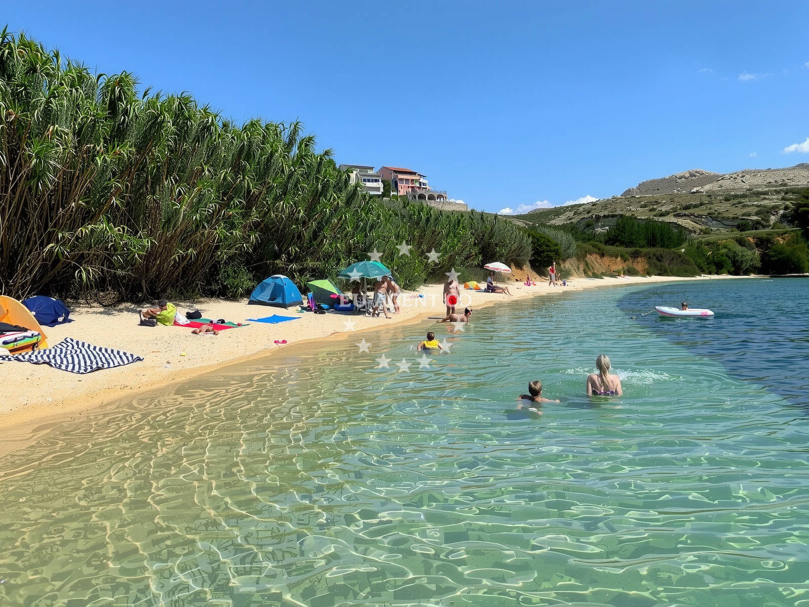 Overview of Smokvica beach in Put Podmeđa 6, Vlašići
