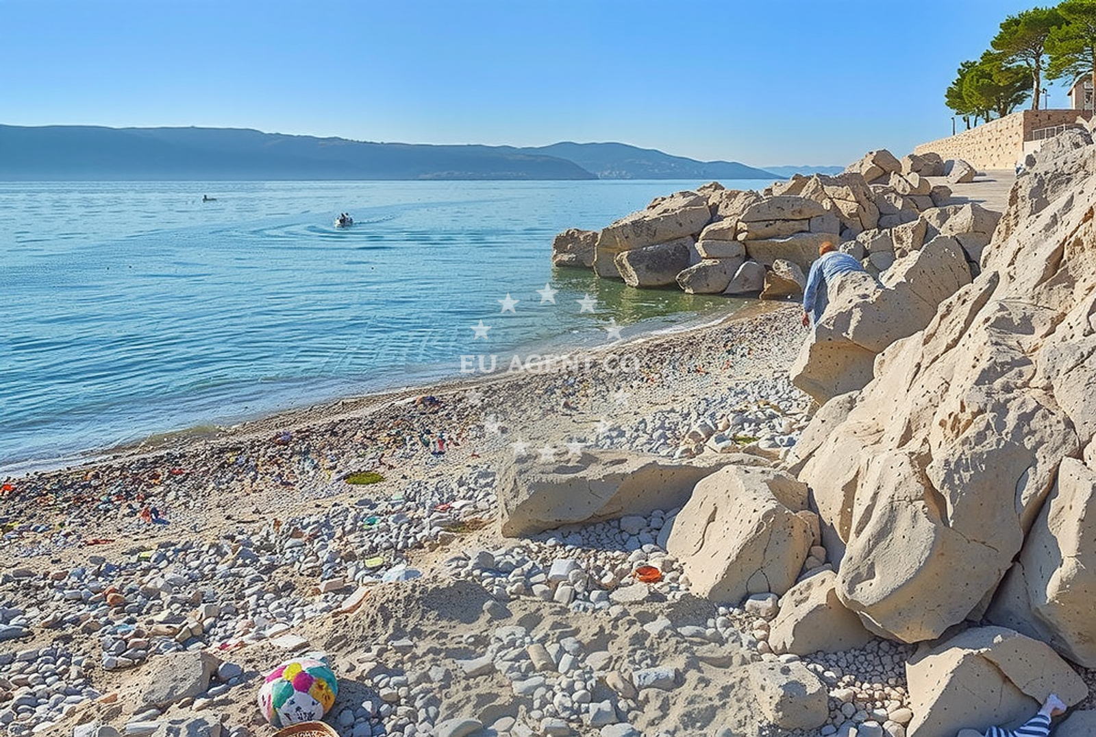 Sea and coastal view of Smokvica Krmpotska: beaches and coves (1) in Smokvica Krmpotska
