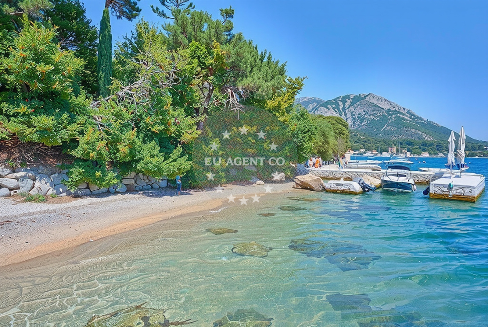 Overview of Smokvica sredina, Viganj Beach in Smokvica sredina