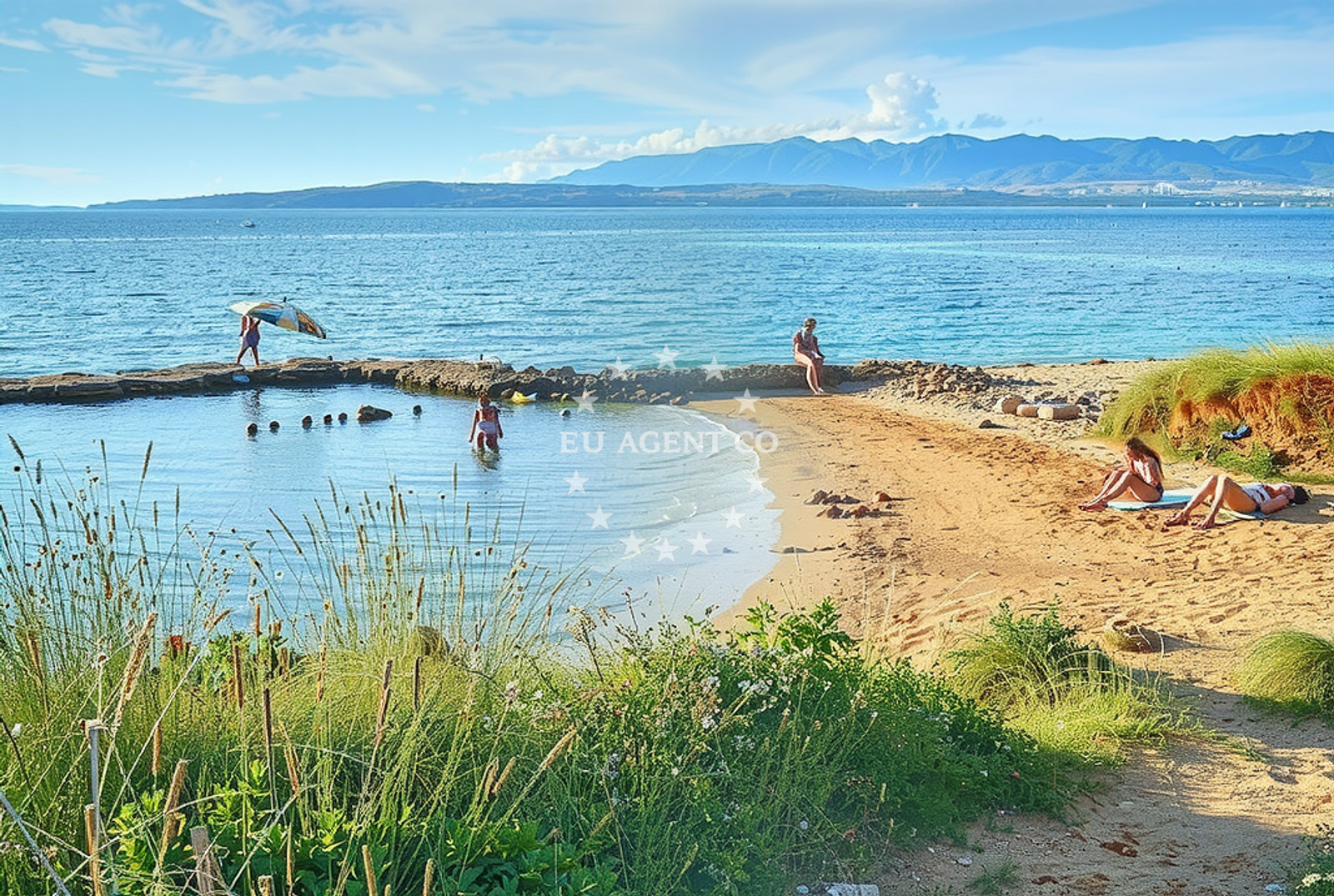 Additional view of Smratine sredina, Vir (Vir) Beach in Smratine sredina