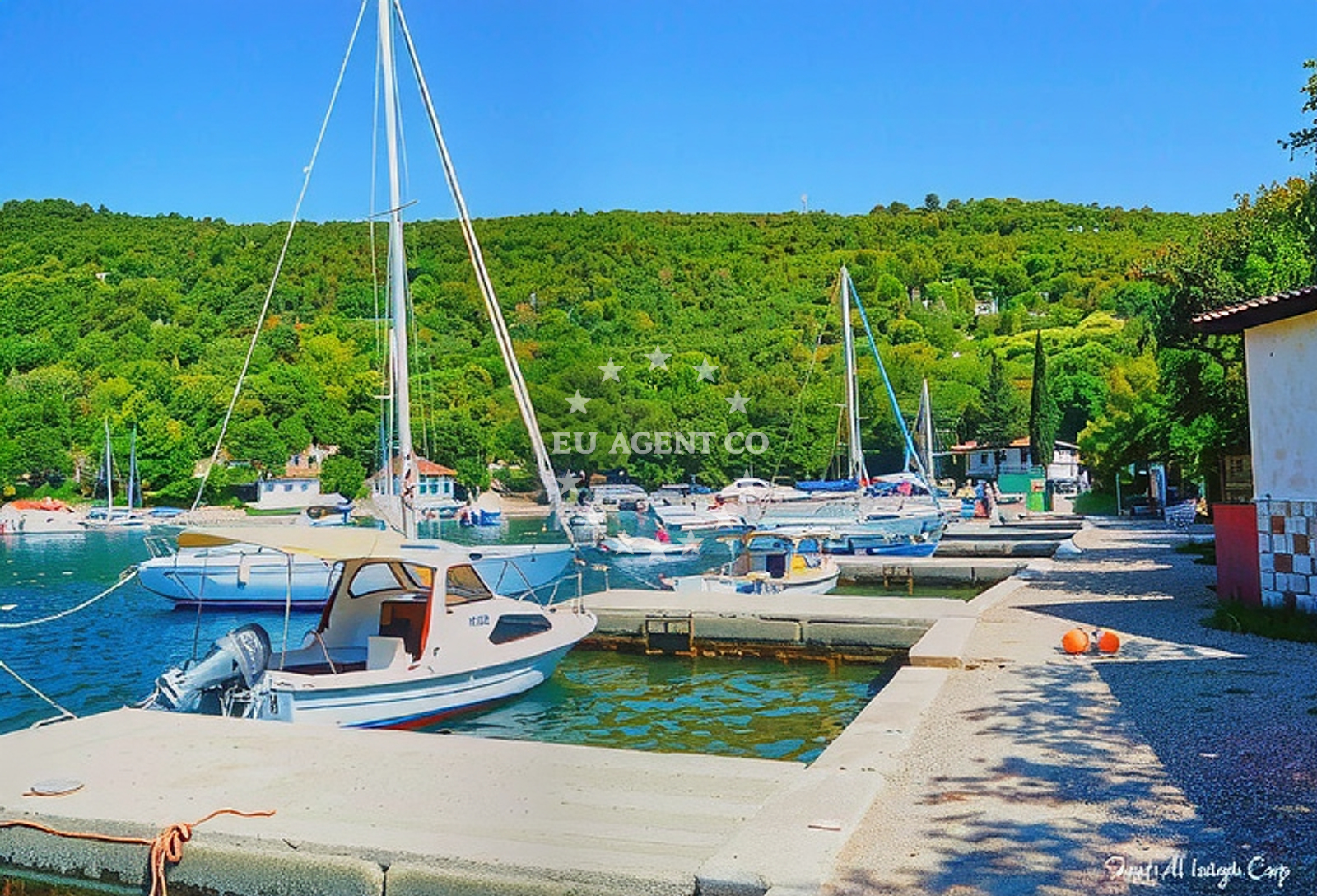Beach facilities and surroundings at Šmrika: beaches and coves (1) in Šmrika