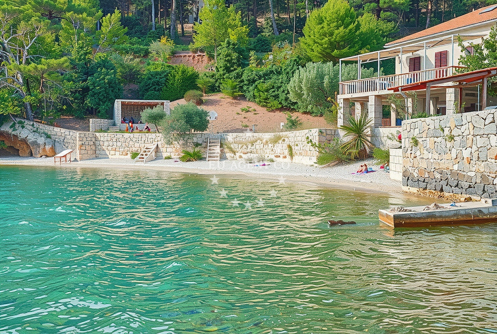 Additional view of Smrska, Bogomolje (Hvar) Beach in Smrska