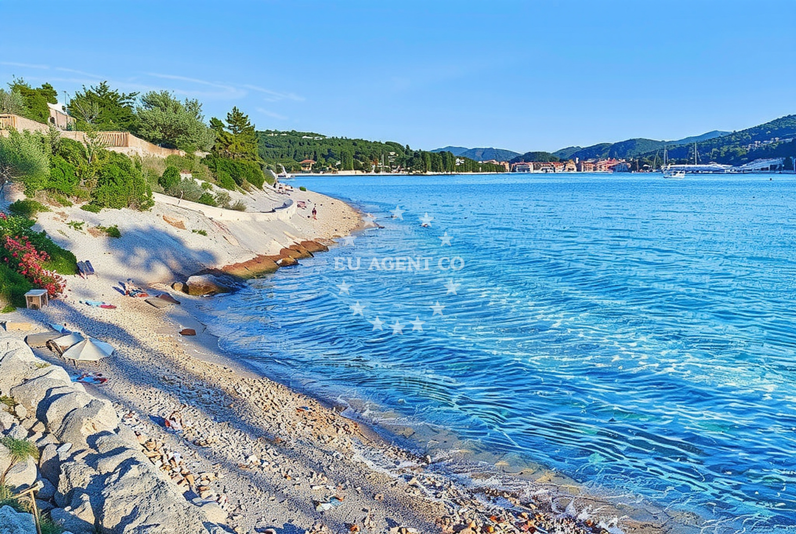 Overview of Sokolić, Vela Luka (Korčula) Beach in Sokolić