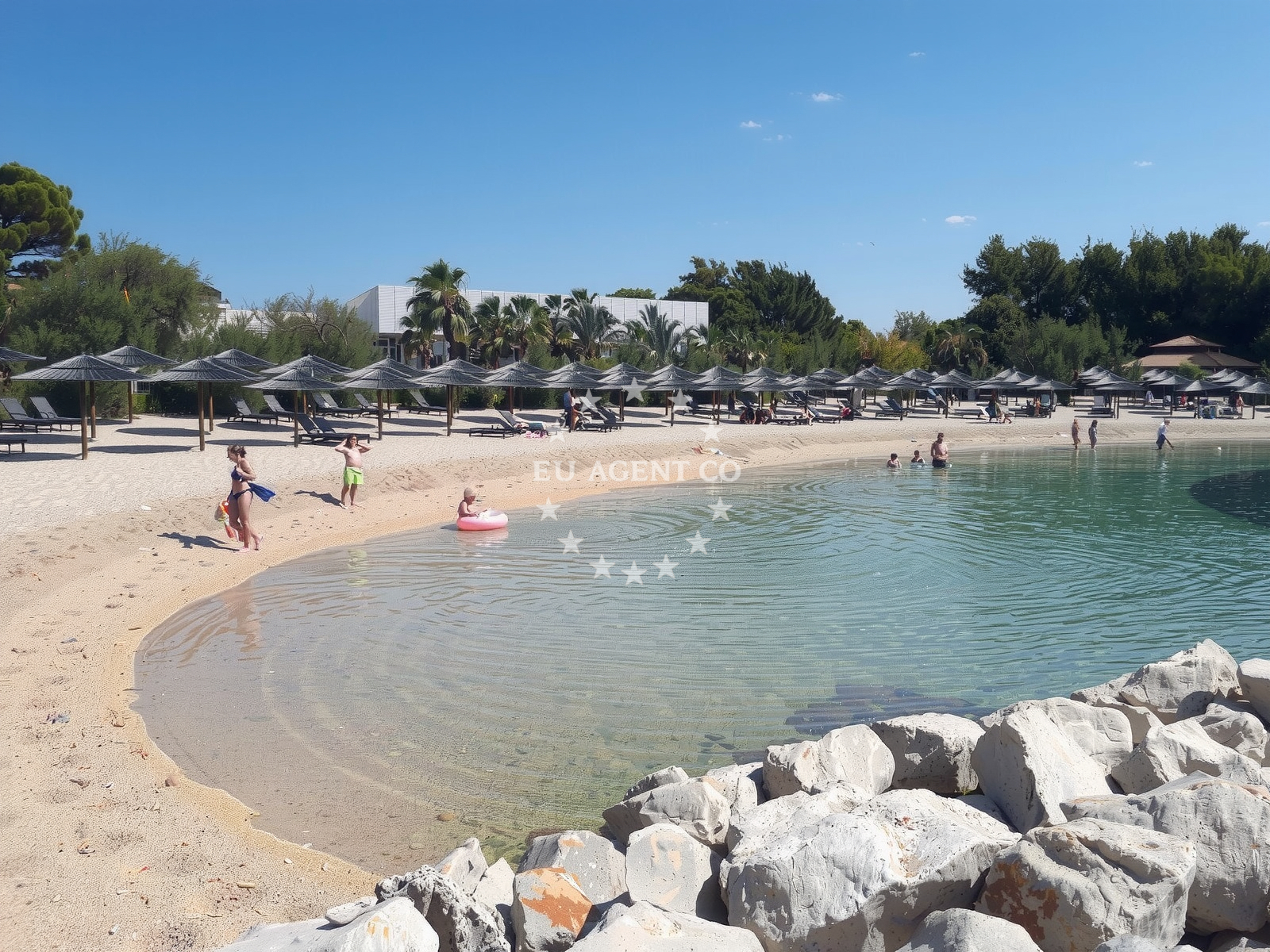Additional view of Solaris beach in Hoteli Solaris 86, Šibenik