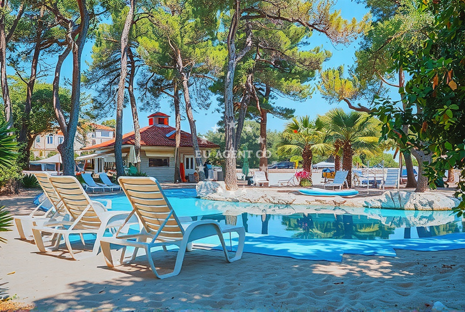 Additional view of Solaris beach in Hoteli Solaris 86, Šibenik
