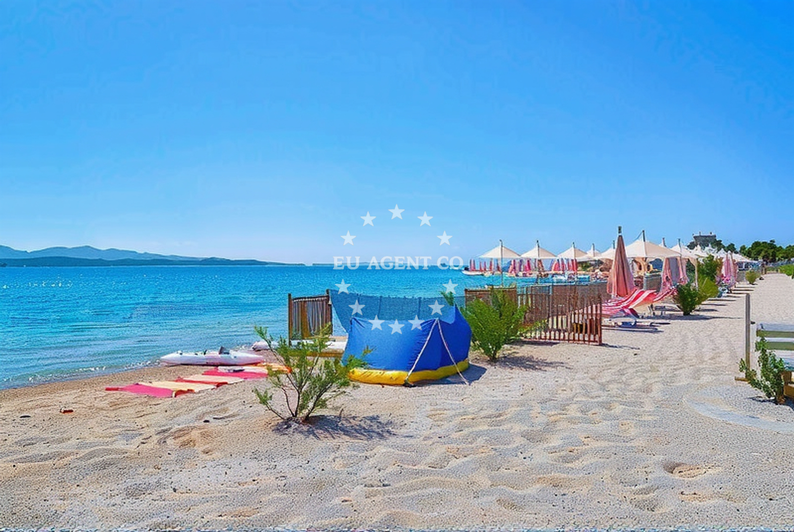 Additional view of Solaris beach in Hoteli Solaris 86, Šibenik