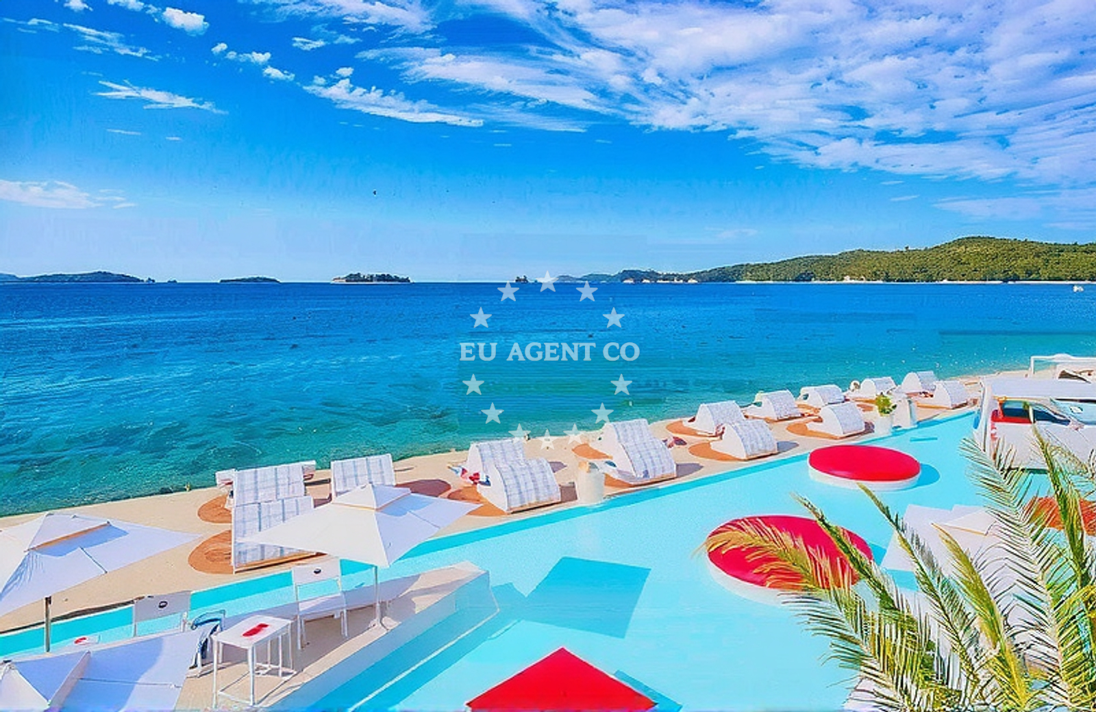 Overview of Solaris Club Beach, Šibenik Beach in Solaris Club Beach