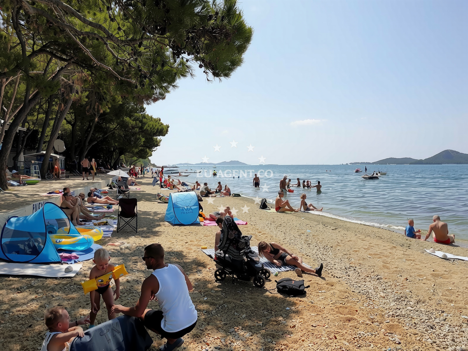 Additional view of Soline beach in 16 Put Kumenta, Biograd na Moru