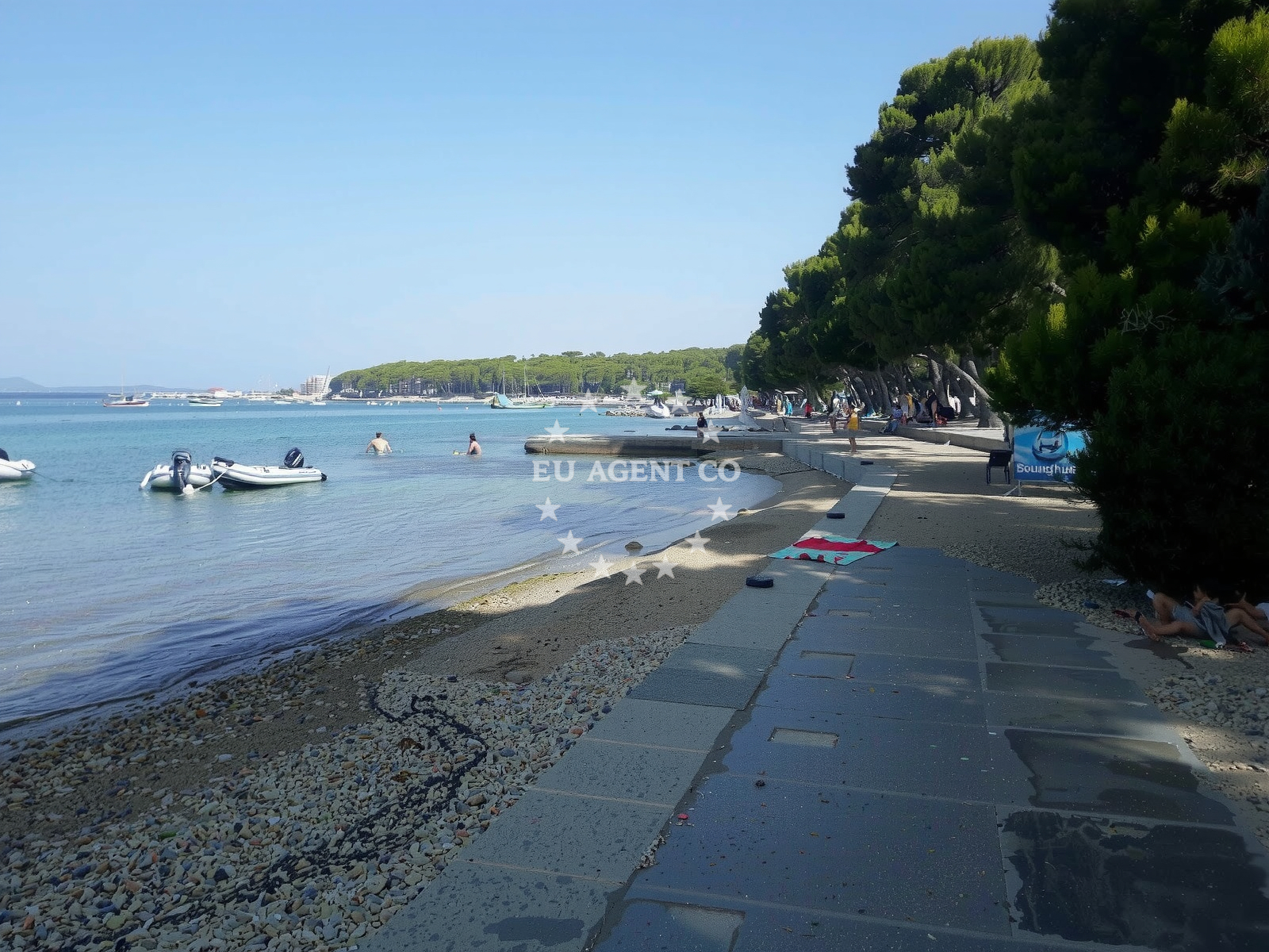 Additional view of Soline beach in 16 Put Kumenta, Biograd na Moru