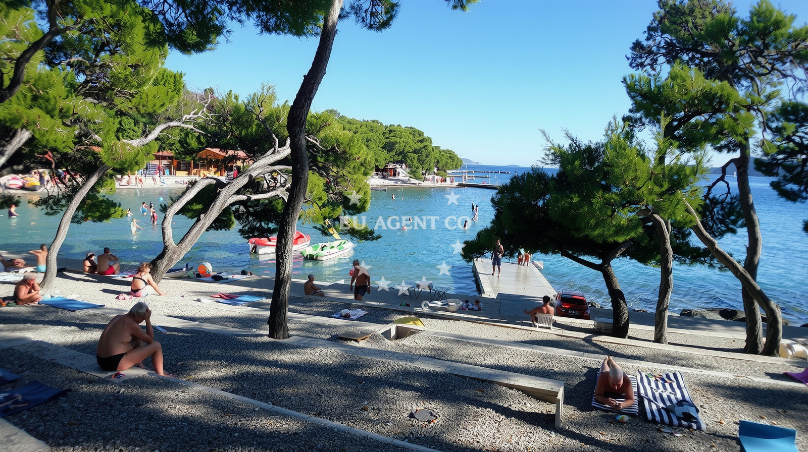 Additional view of Soline beach in 16 Put Kumenta, Biograd na Moru