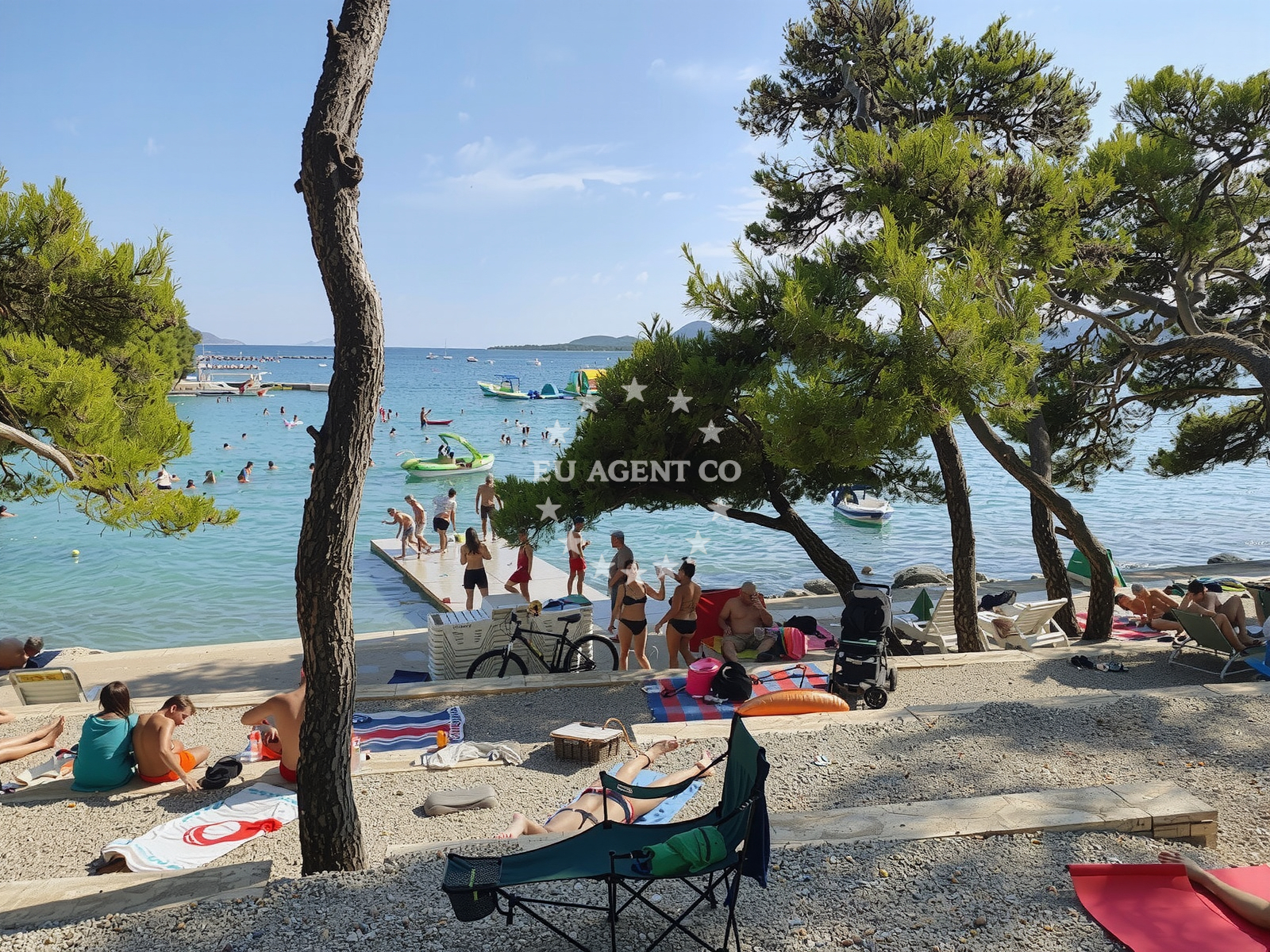 Additional view of Soline beach in 16 Put Kumenta, Biograd na Moru