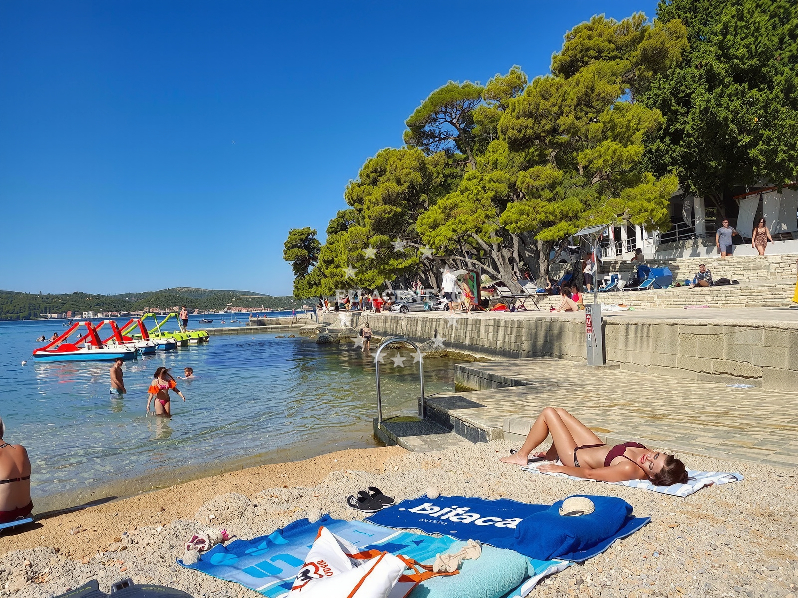 Additional view of Soline beach in 16 Put Kumenta, Biograd na Moru
