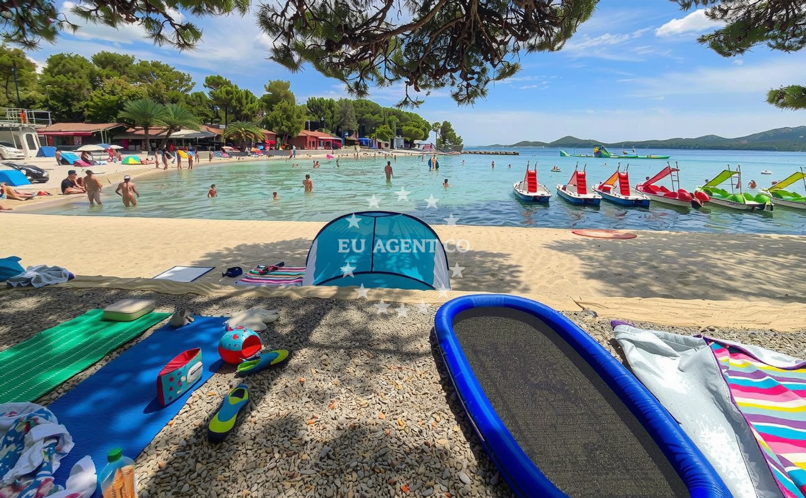 Additional view of Soline beach in 16 Put Kumenta, Biograd na Moru
