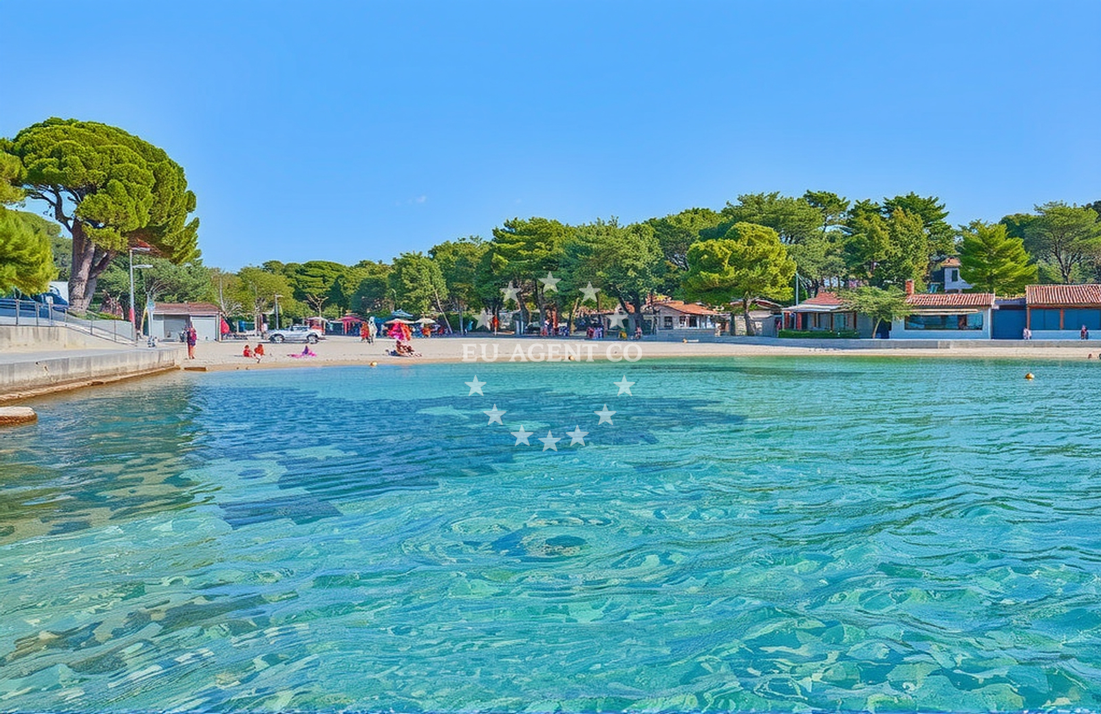 Additional view of Soline beach in 16 Put Kumenta, Biograd na Moru