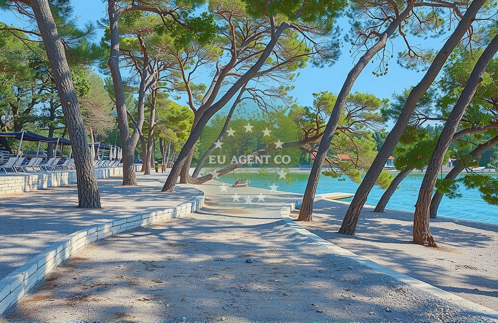 Additional view of Soline beach in 16 Put Kumenta, Biograd na Moru