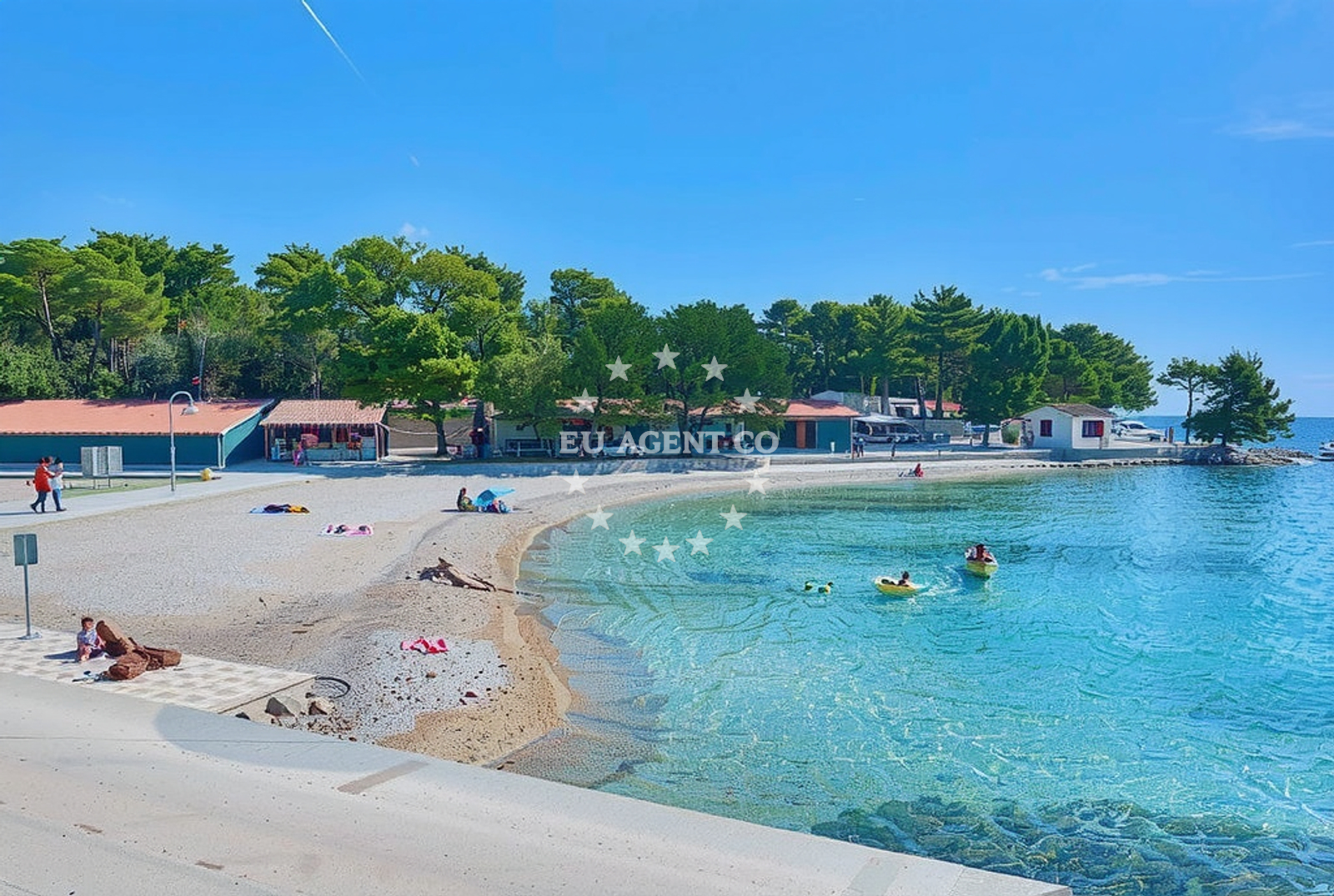 Additional view of Soline beach in 16 Put Kumenta, Biograd na Moru