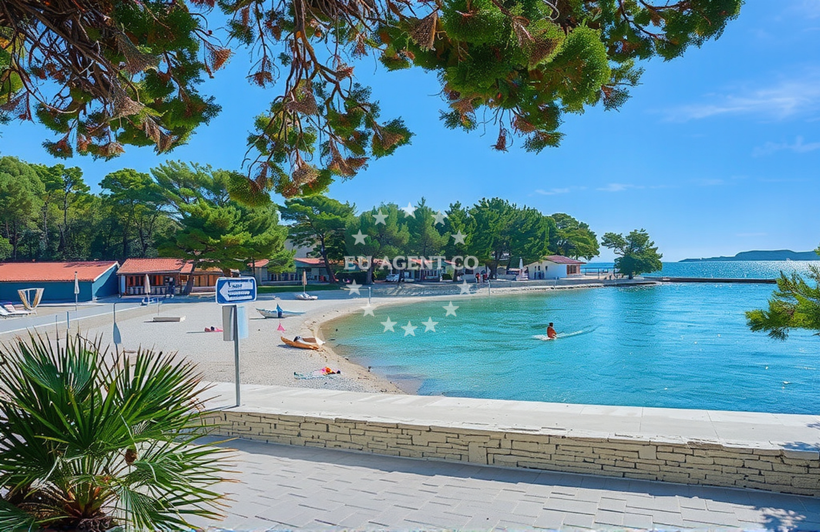 Additional view of Soline beach in 16 Put Kumenta, Biograd na Moru
