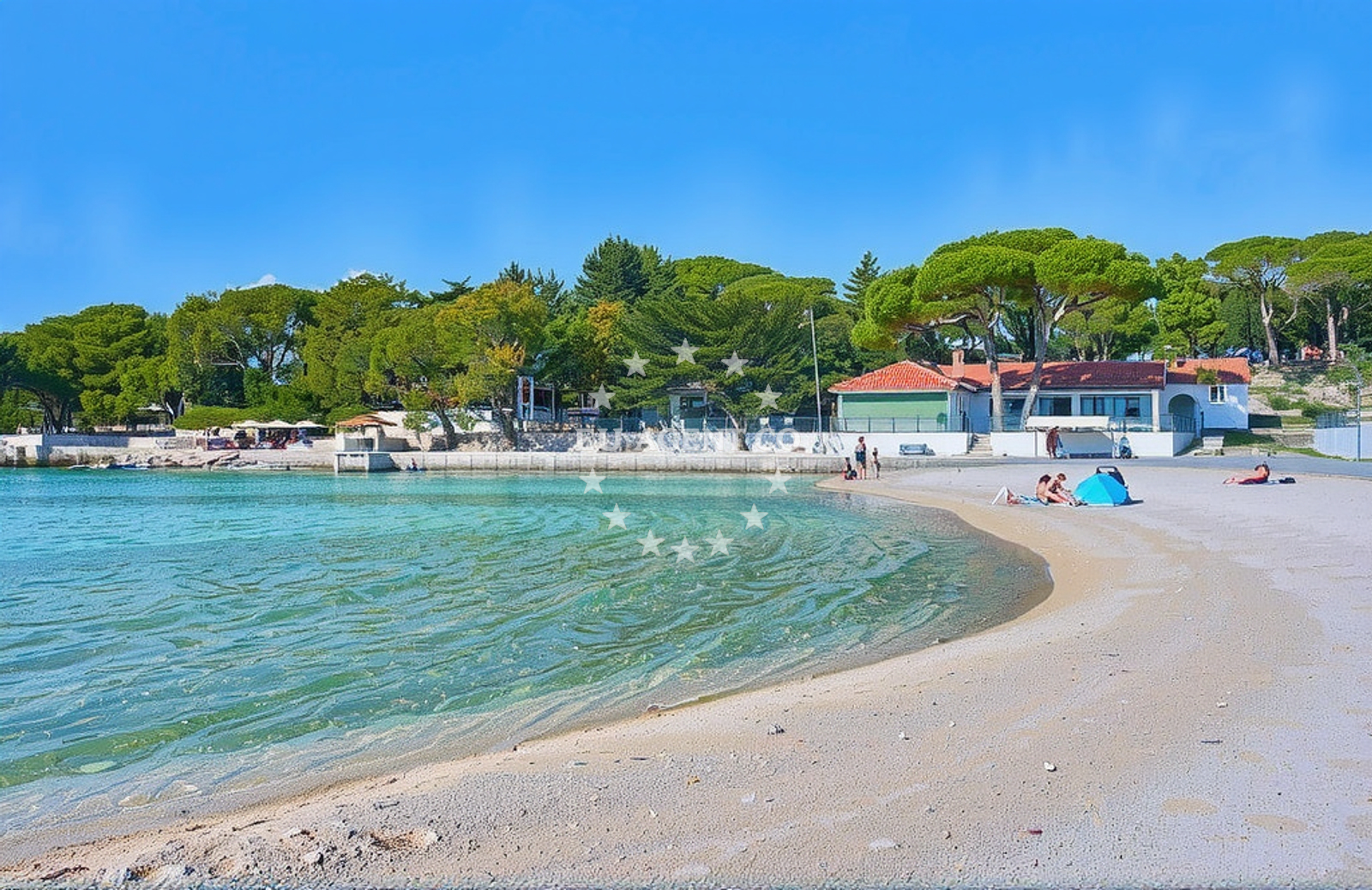 Additional view of Soline beach in 16 Put Kumenta, Biograd na Moru