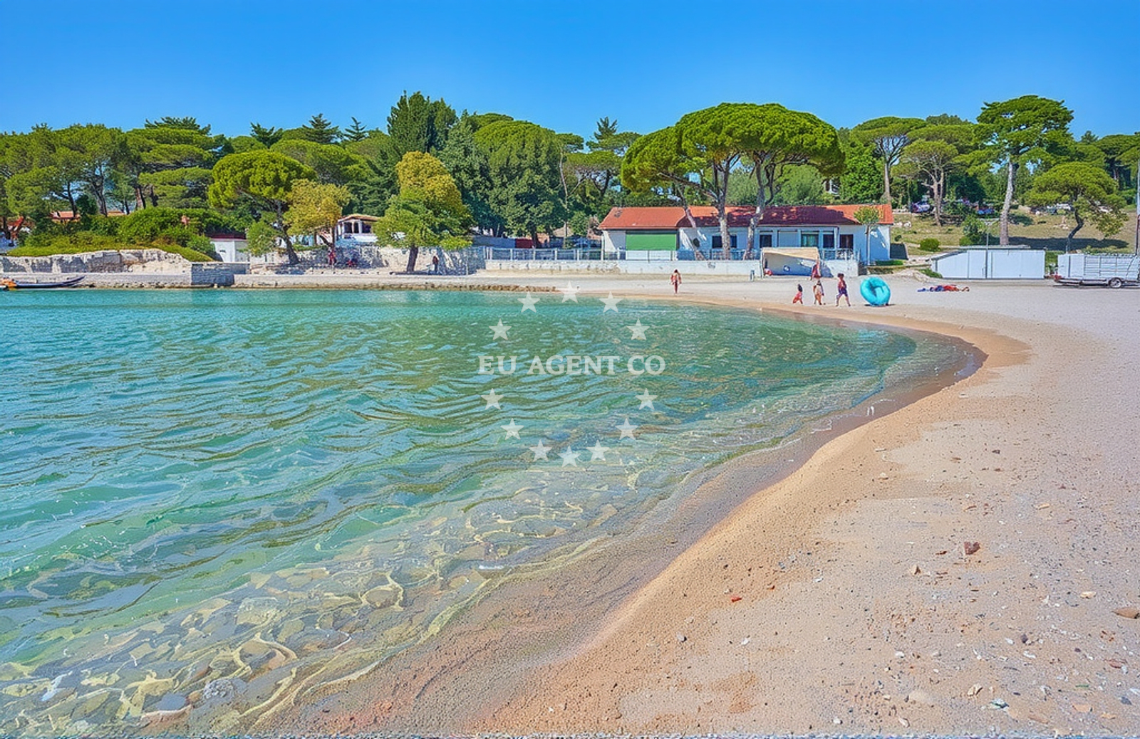 Additional view of Soline beach in 16 Put Kumenta, Biograd na Moru