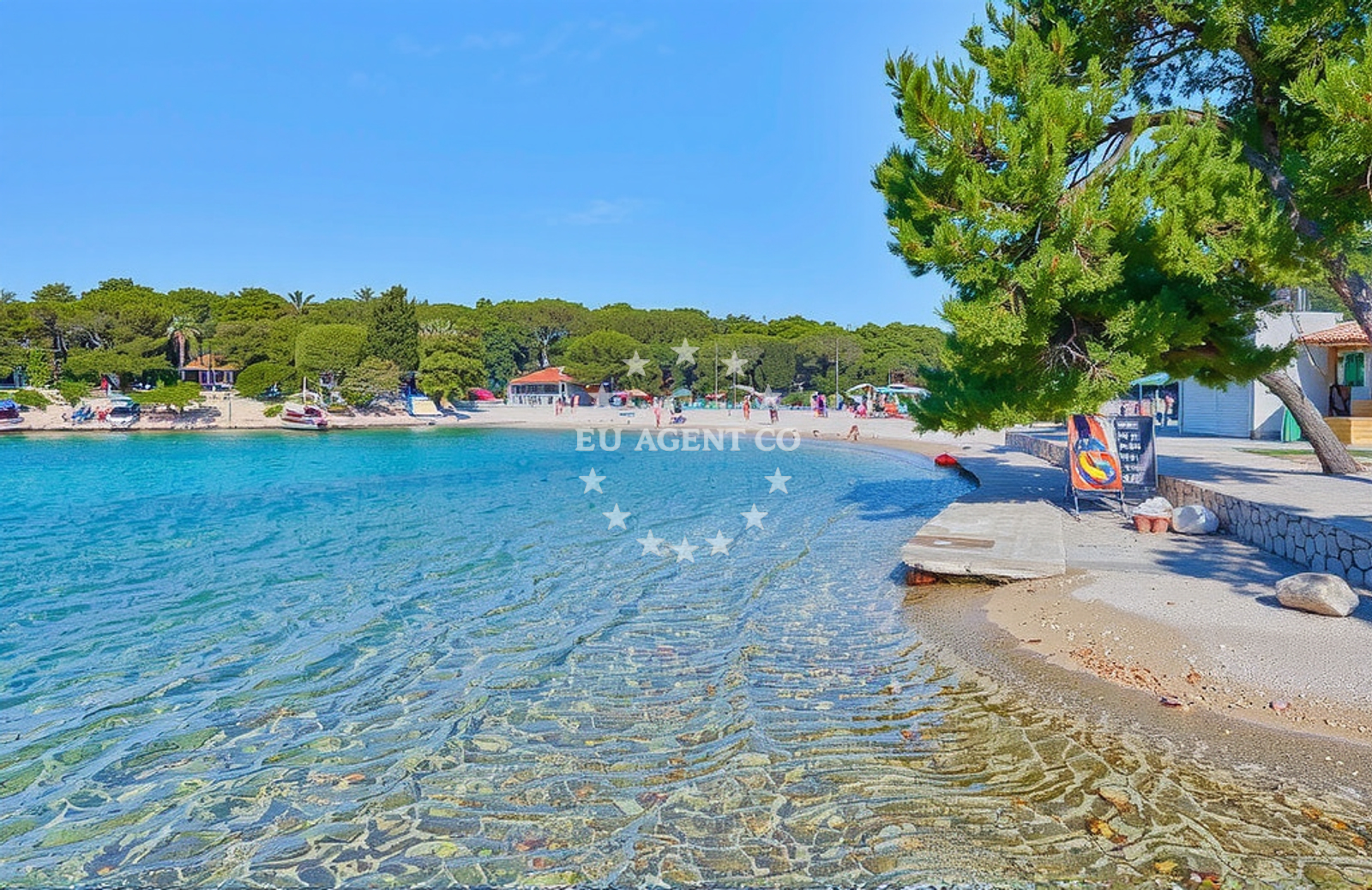 Additional view of Soline beach in 16 Put Kumenta, Biograd na Moru