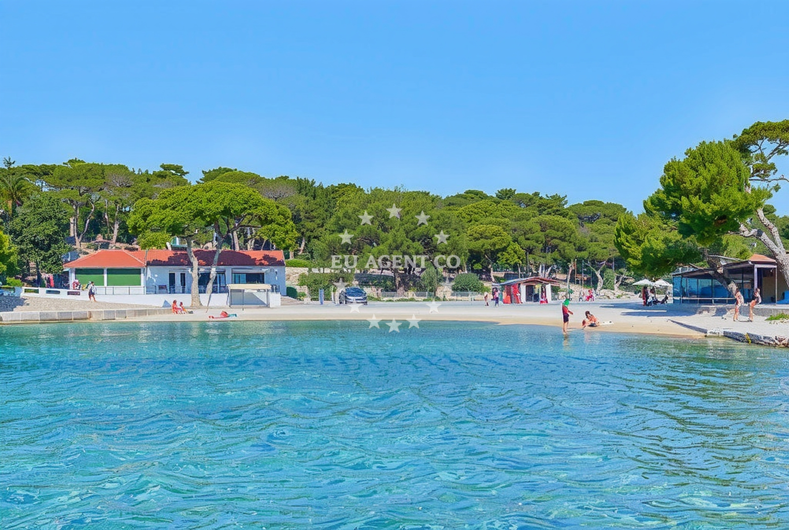 Additional view of Soline beach in 16 Put Kumenta, Biograd na Moru
