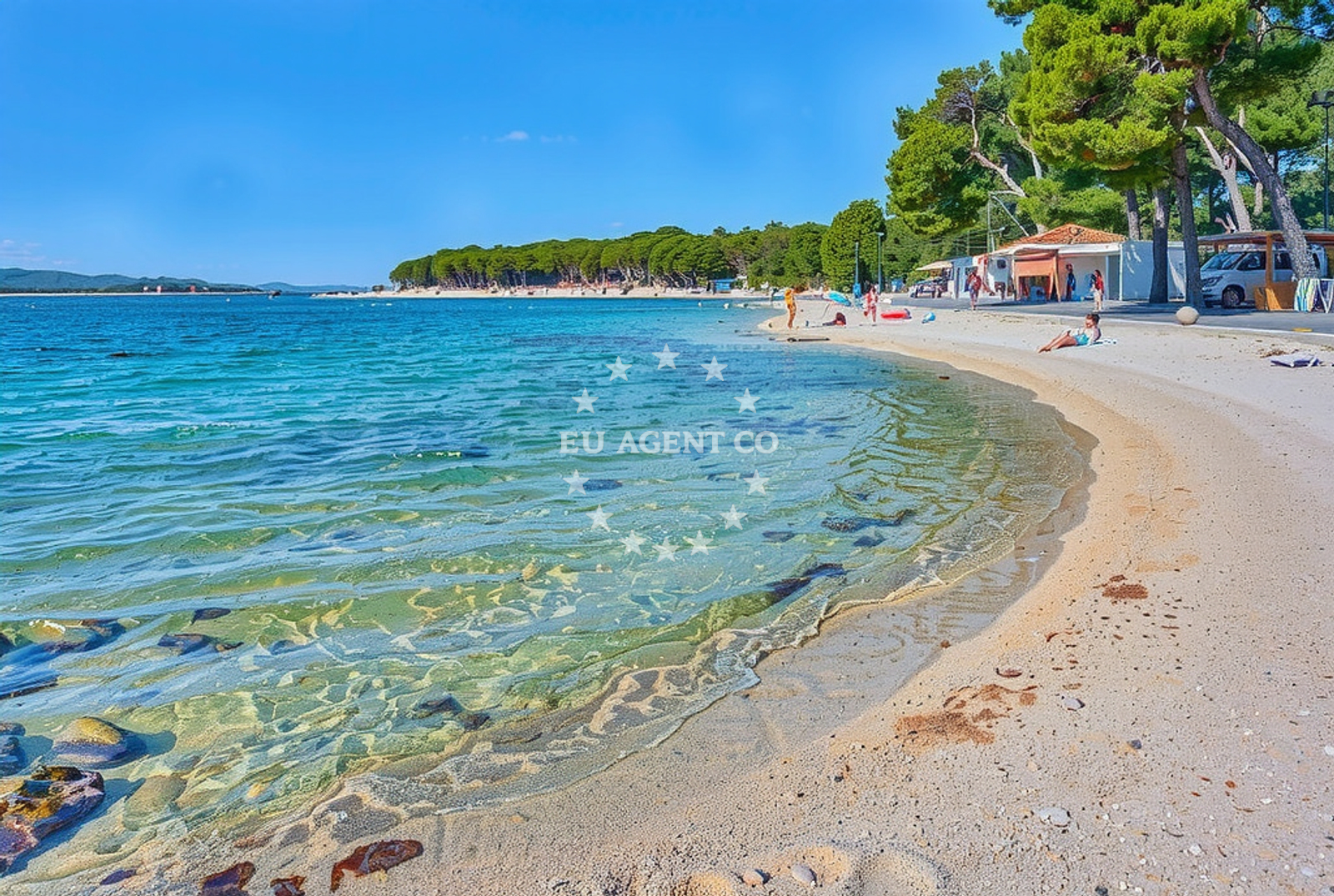 Additional view of Soline beach in 16 Put Kumenta, Biograd na Moru
