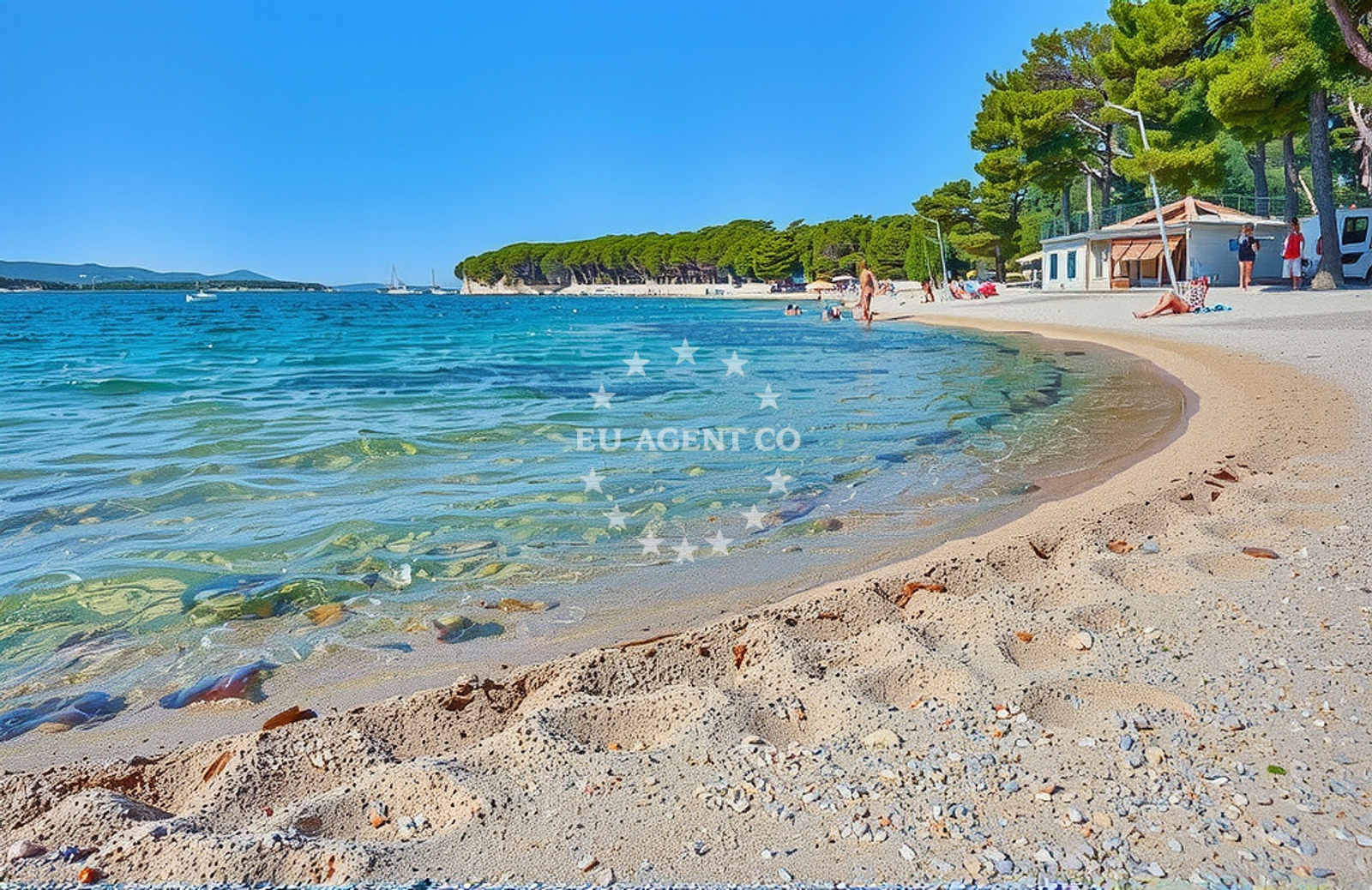 Additional view of Soline beach in 16 Put Kumenta, Biograd na Moru