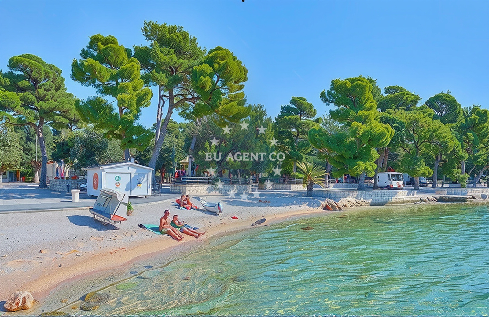 Additional view of Soline beach in 16 Put Kumenta, Biograd na Moru