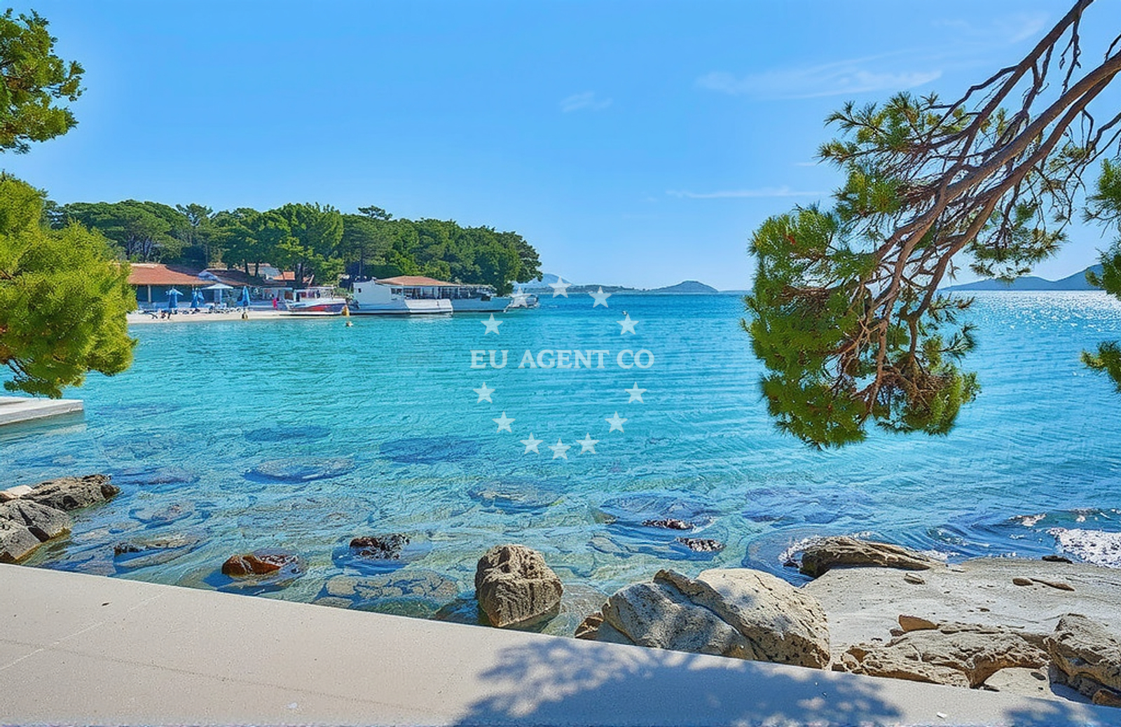 Additional view of Soline beach in 16 Put Kumenta, Biograd na Moru