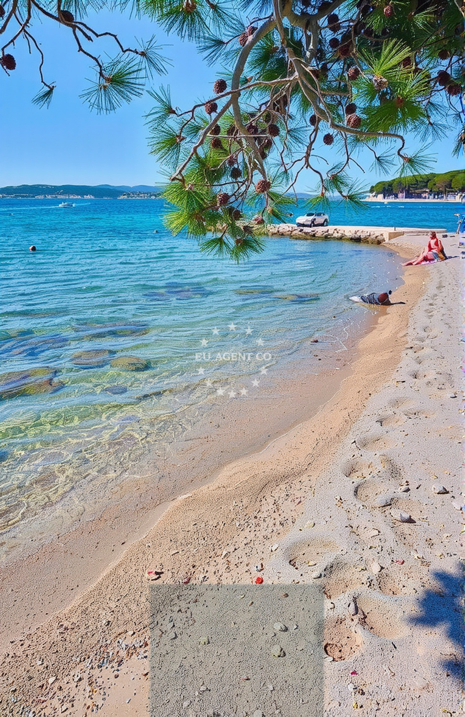 Additional view of Soline beach in 16 Put Kumenta, Biograd na Moru
