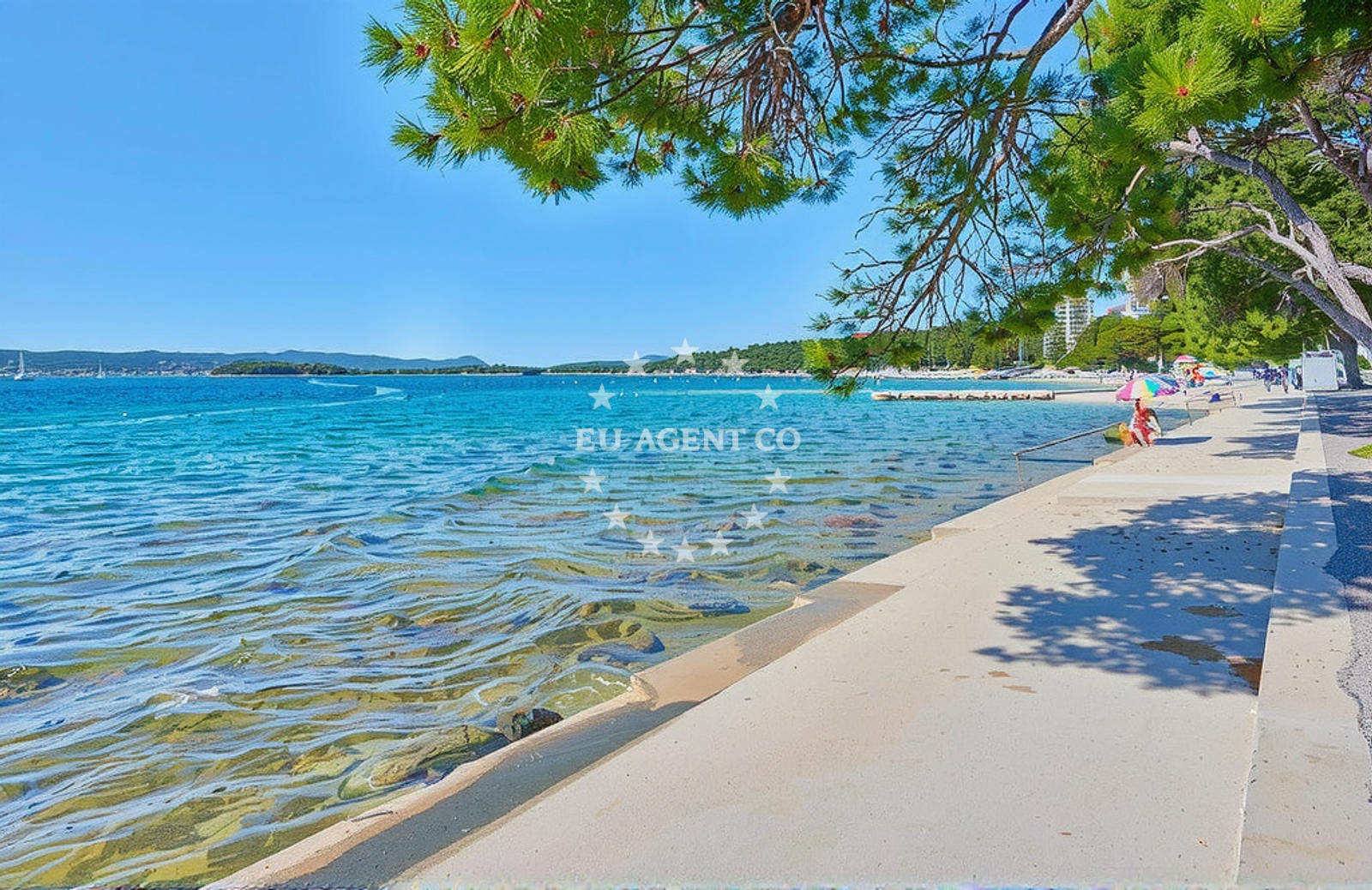 Additional view of Soline beach in 16 Put Kumenta, Biograd na Moru