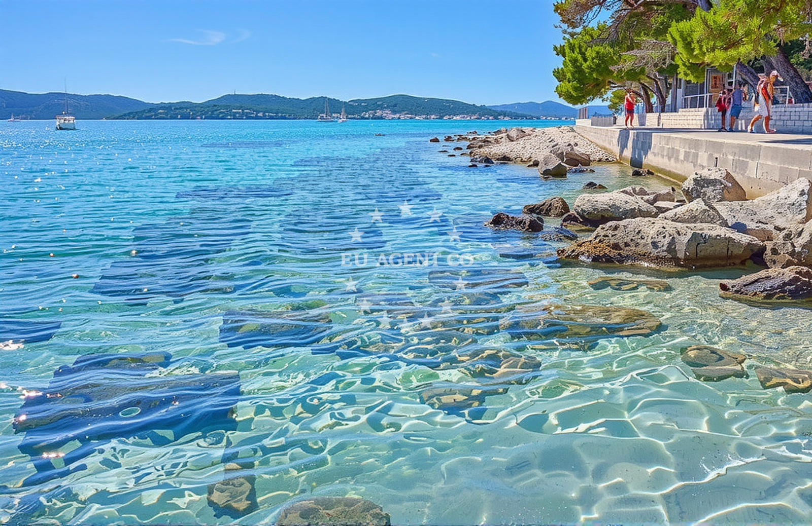 Additional view of Soline beach in 16 Put Kumenta, Biograd na Moru