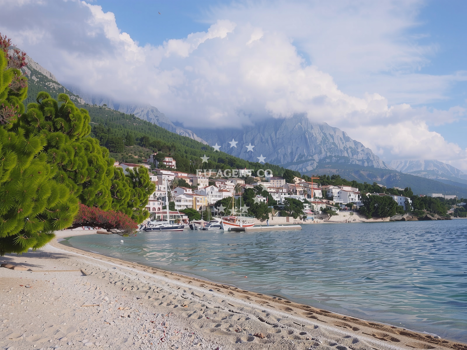 Additional view of Soline Beach in Frankopanska 5, Brela
