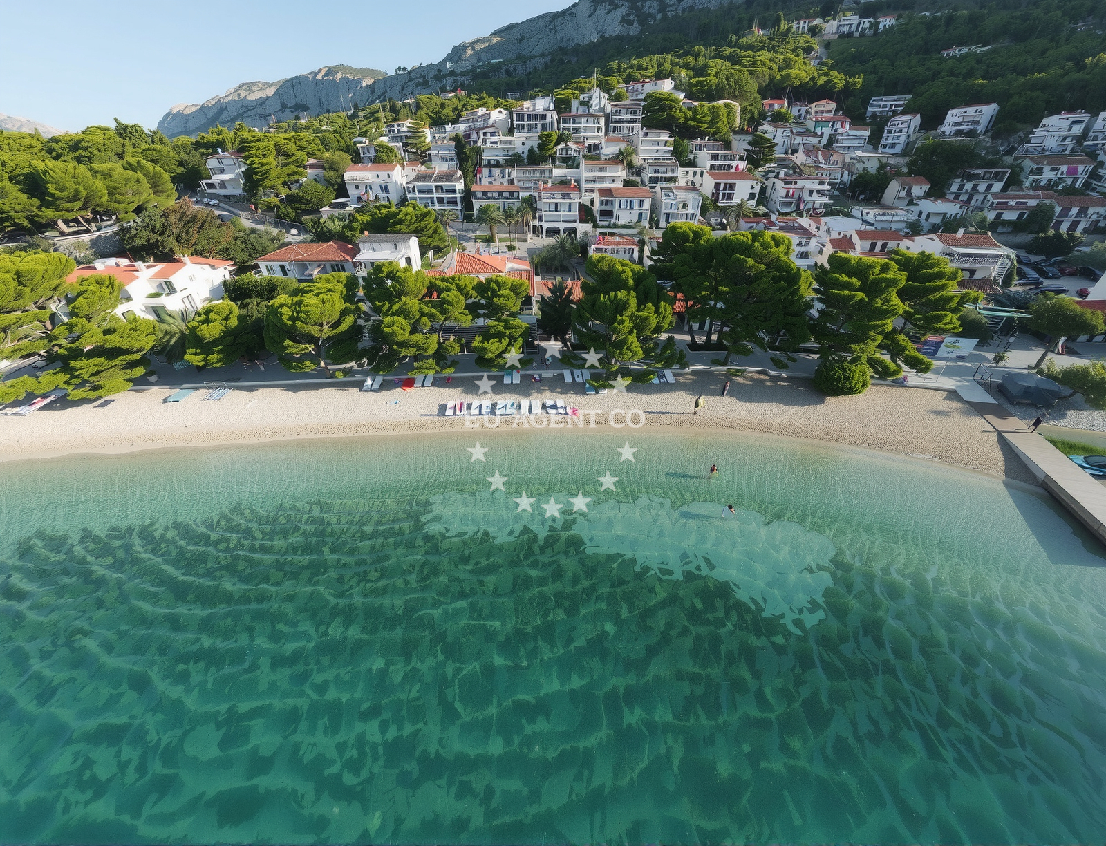 Additional view of Soline Beach in Frankopanska 5, Brela