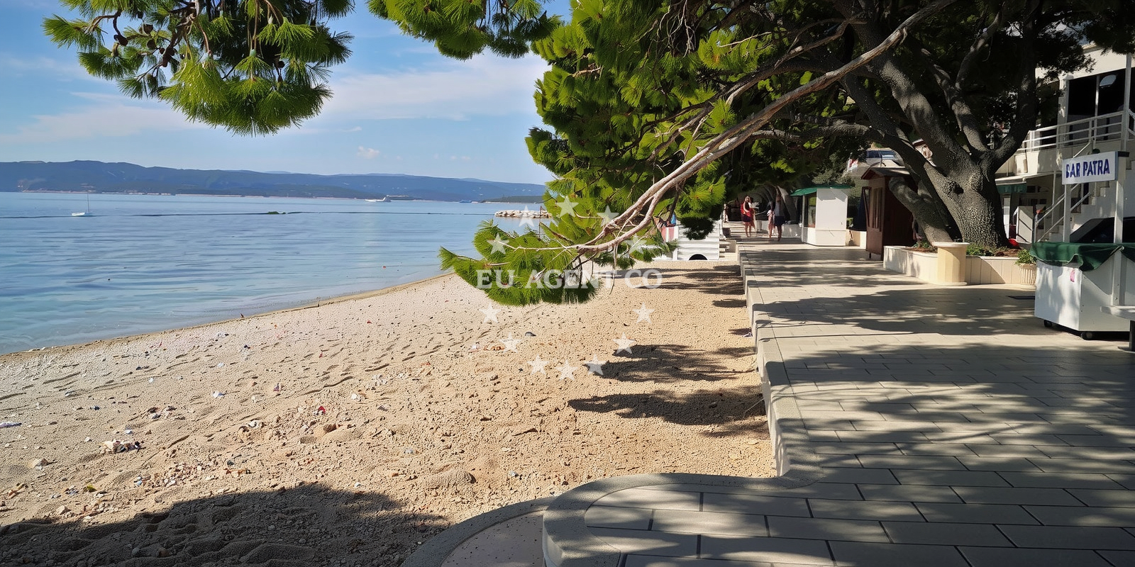 Additional view of Soline Beach in Frankopanska 5, Brela