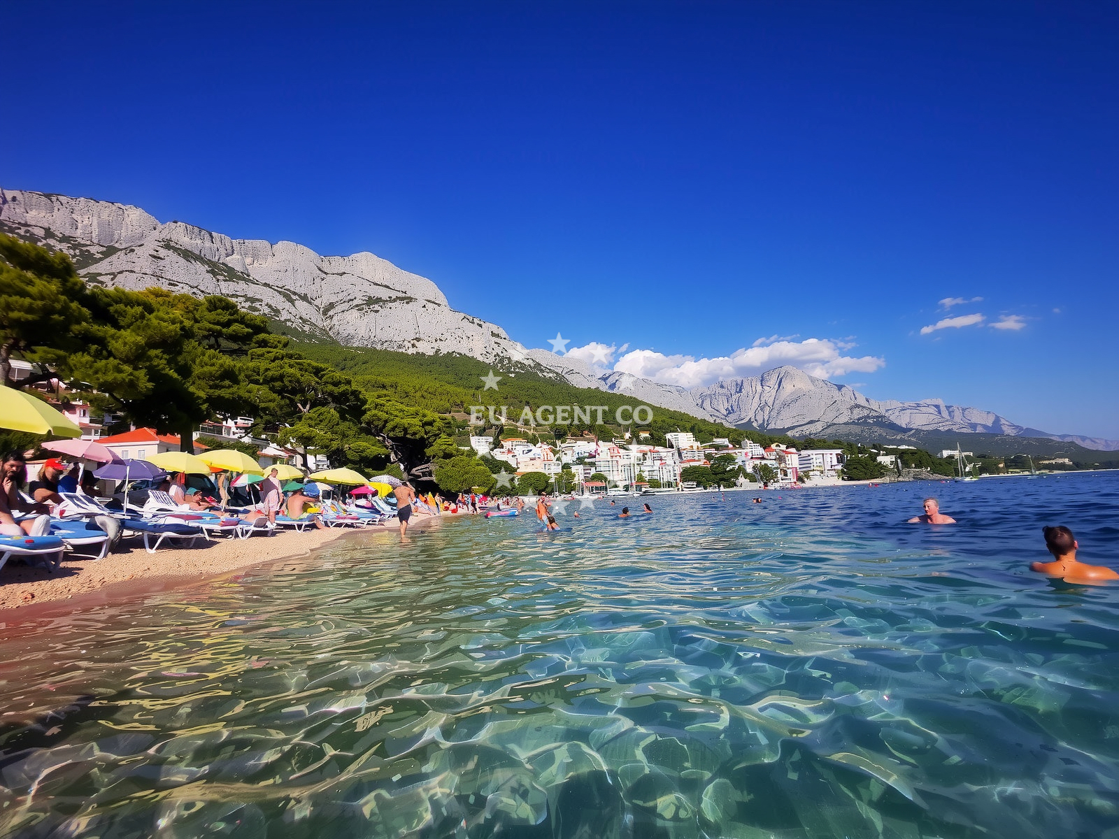 Additional view of Soline Beach in Frankopanska 5, Brela