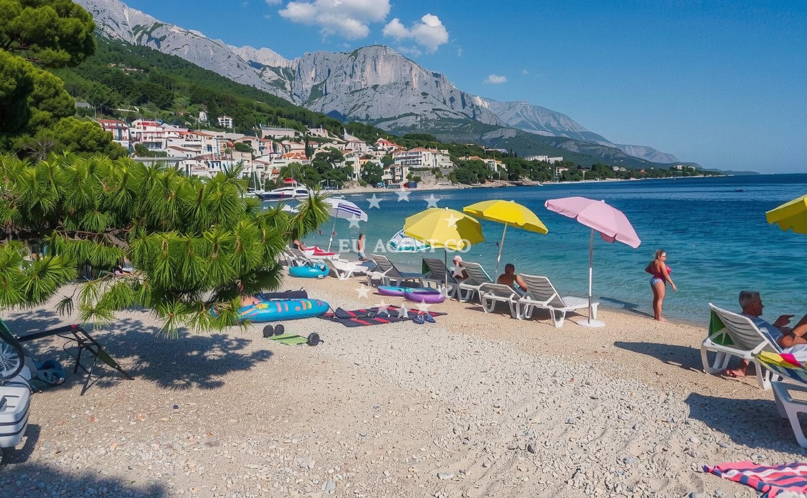 Additional view of Soline Beach in Frankopanska 5, Brela