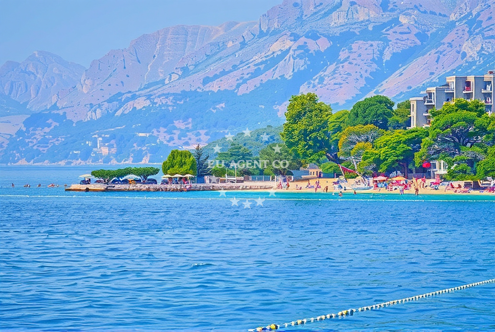 Additional view of Soline Beach in Frankopanska 5, Brela