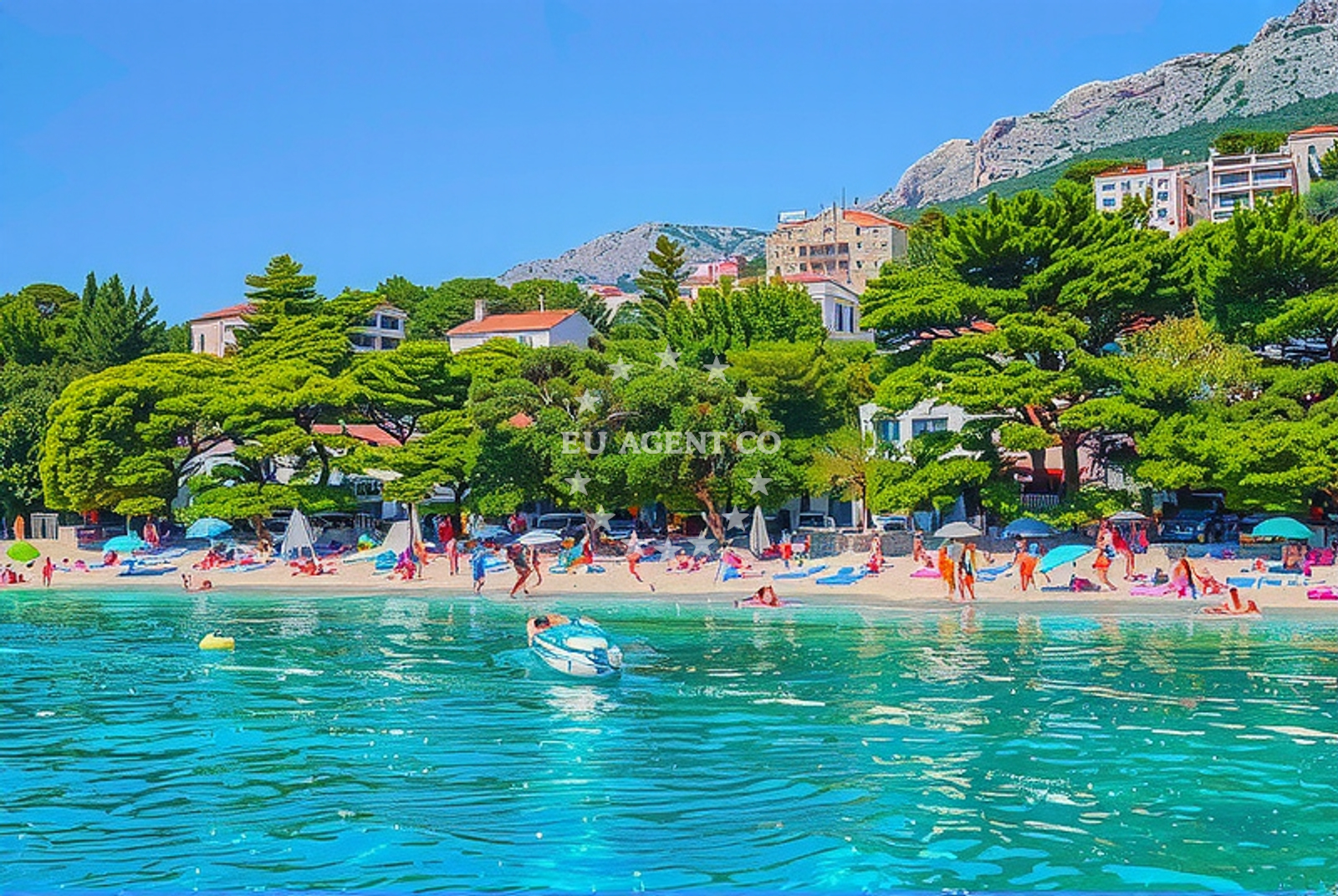 Additional view of Soline Beach in Frankopanska 5, Brela
