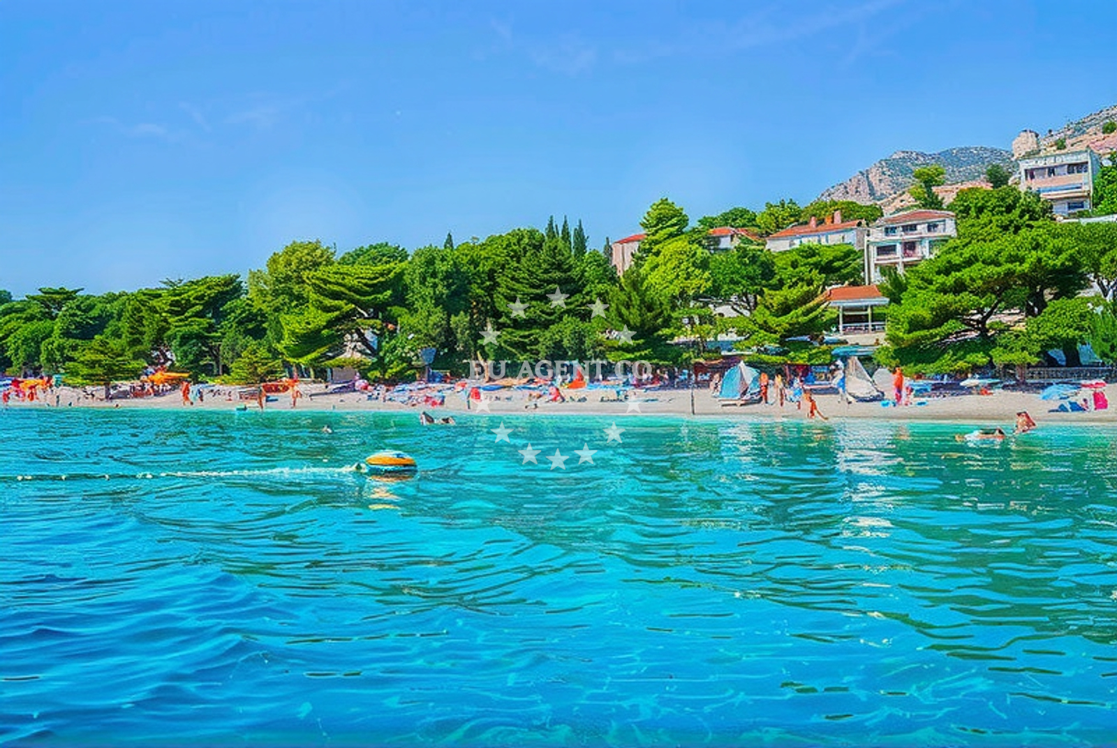 Additional view of Soline Beach in Frankopanska 5, Brela