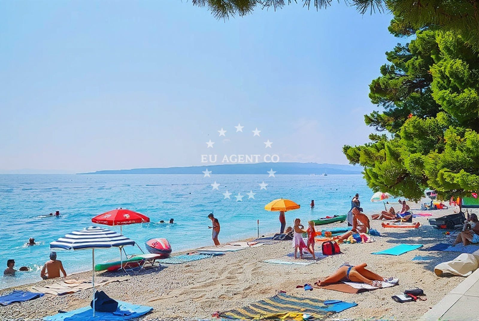 Additional view of Soline Beach in Frankopanska 5, Brela