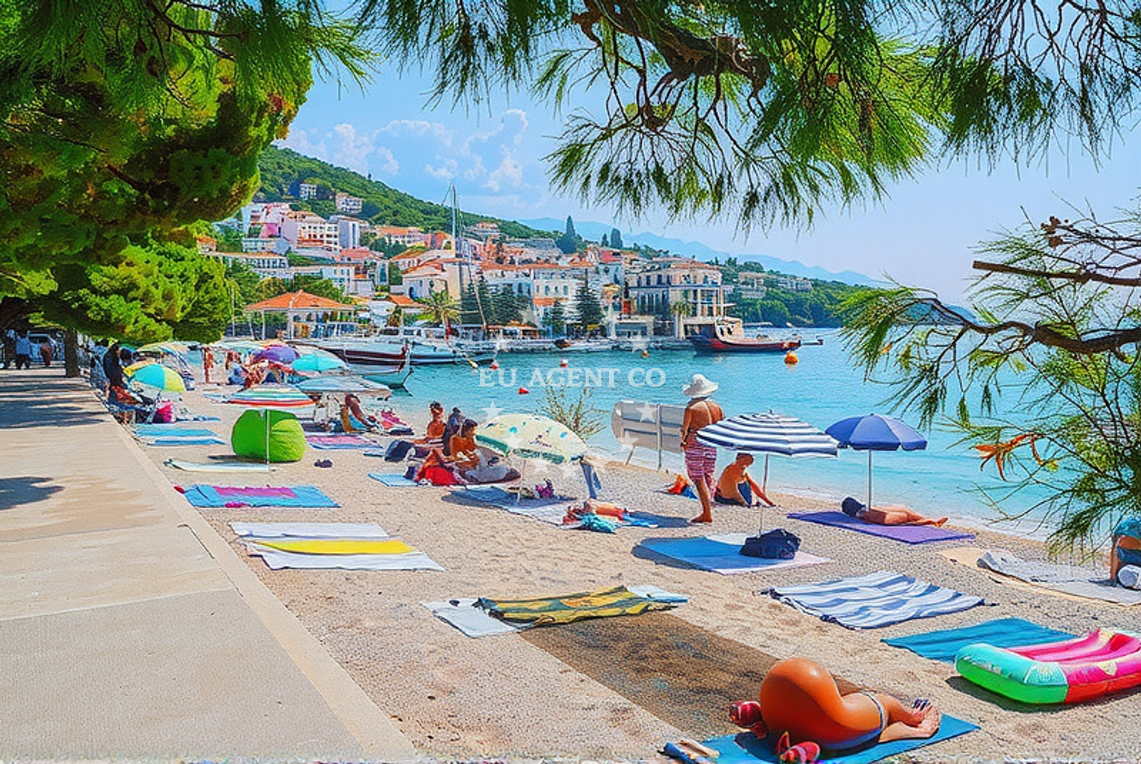 Additional view of Soline Beach in Frankopanska 5, Brela